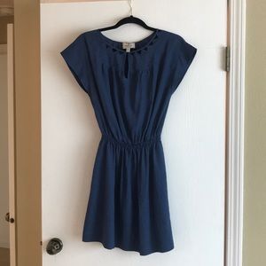 Navy Piplette Dress